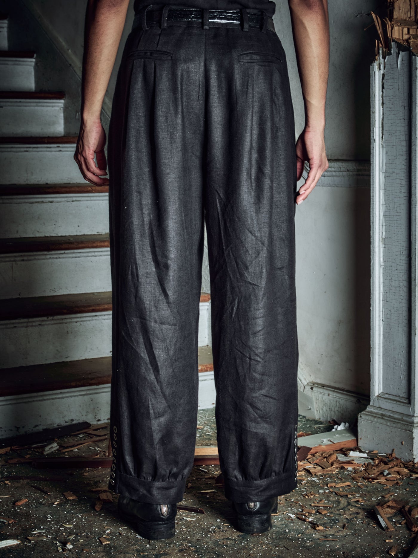 Pleated Bloomer Trouser