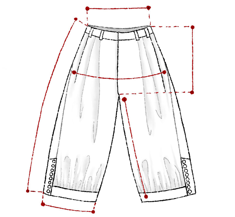 Measurements diagram